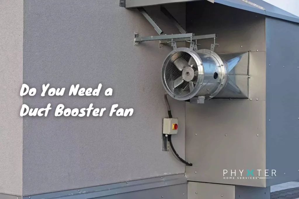Duct booster fan