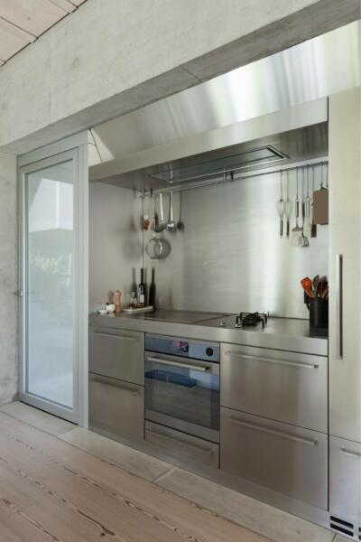 stainless steel kitchen backsplash