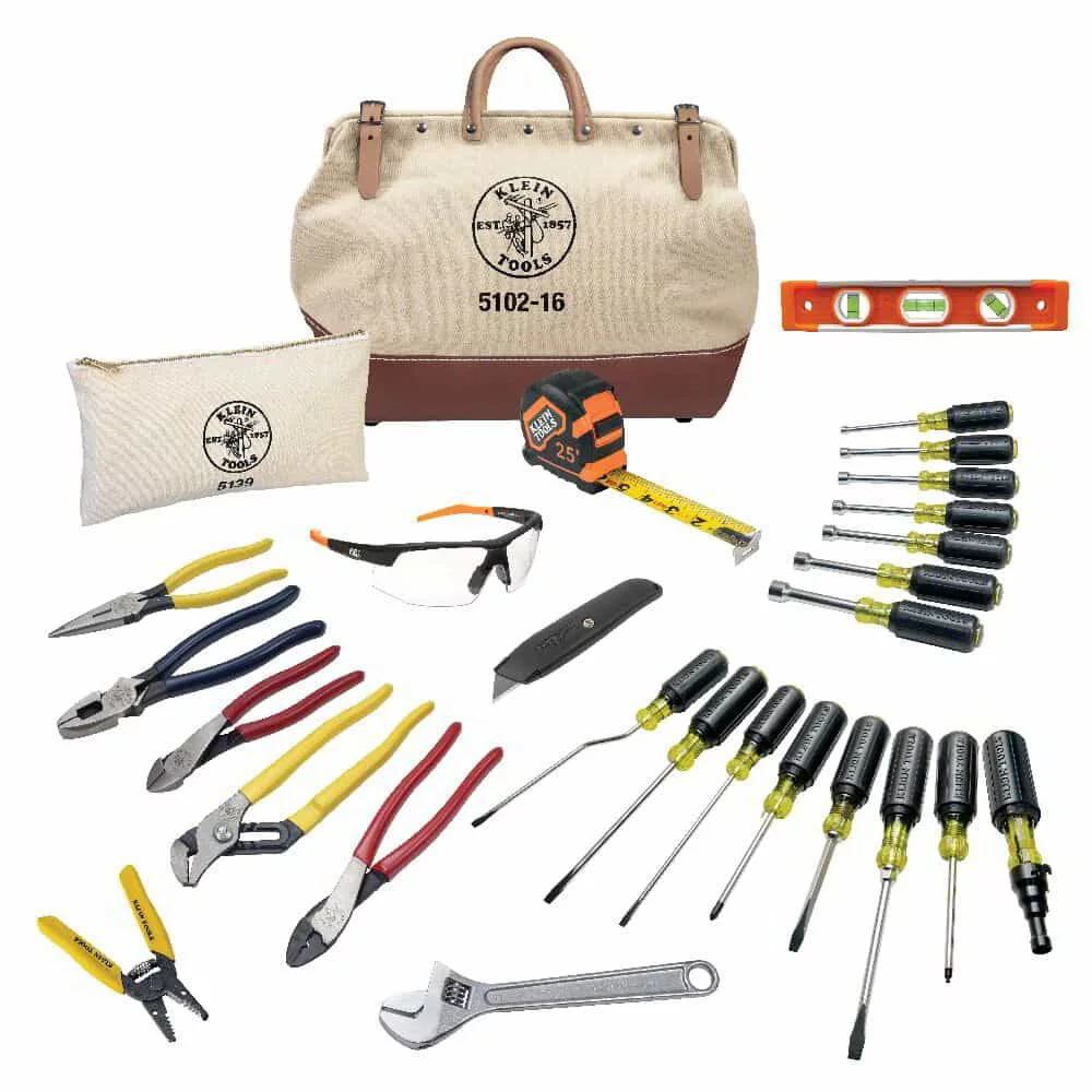 Basic Electrical Tool Set - Klein 28-Piece Tool Kit