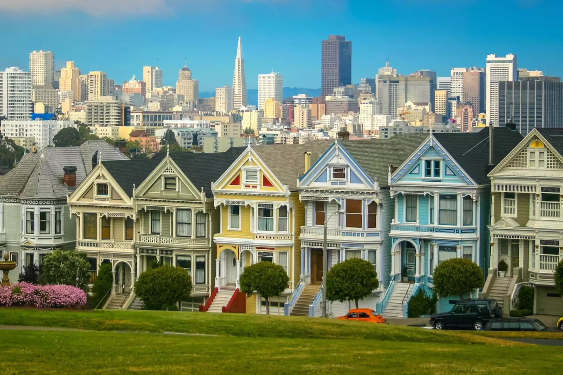 row of houses in San Francisco