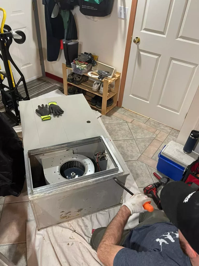 HVAC blower motor replacement