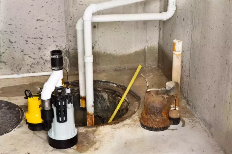 types of basement floor drains: Residential Sump pump