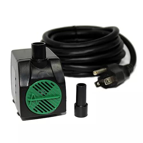 A fountain pump for a homemade swamp cooler air conditioner