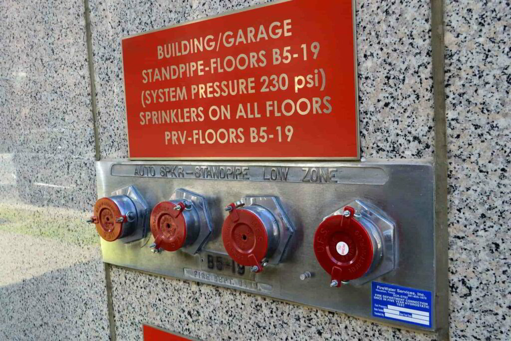 Standpipe System outside of a building