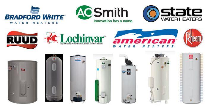 Different types of water heaters