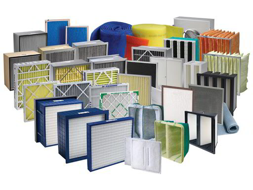 Selection of air filters