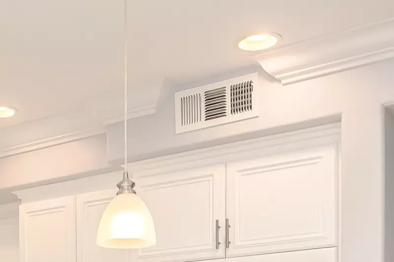AC vent in kitchen