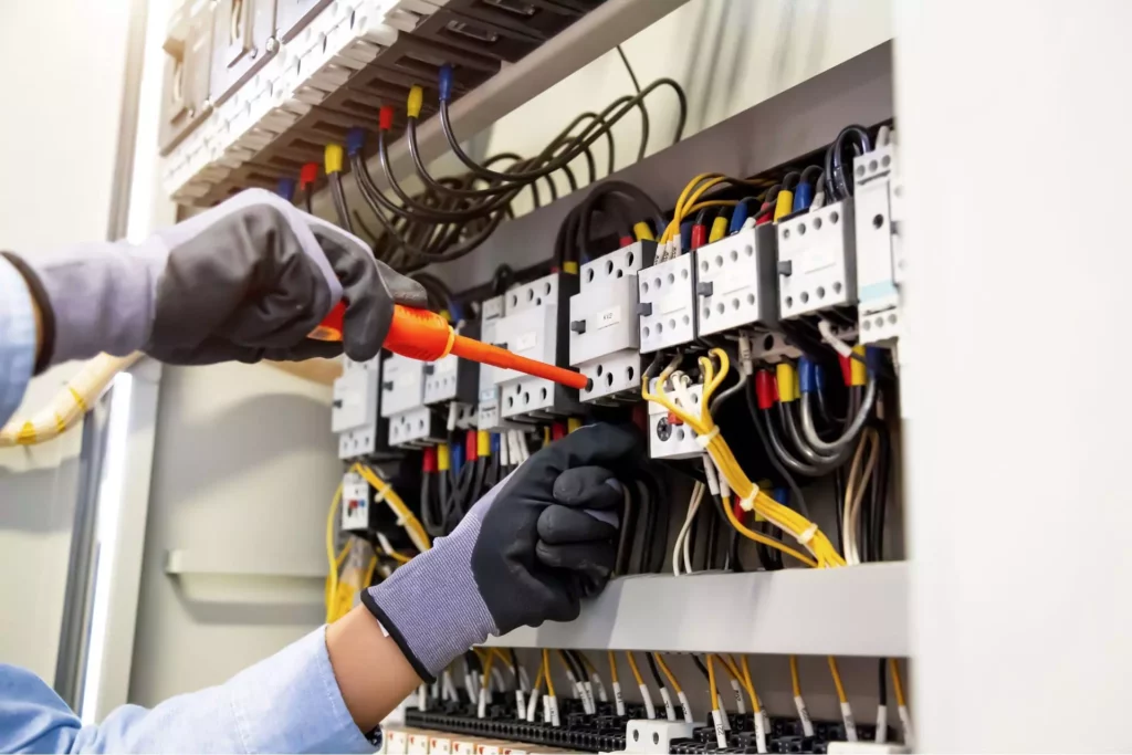 Checking electrical panel wiring