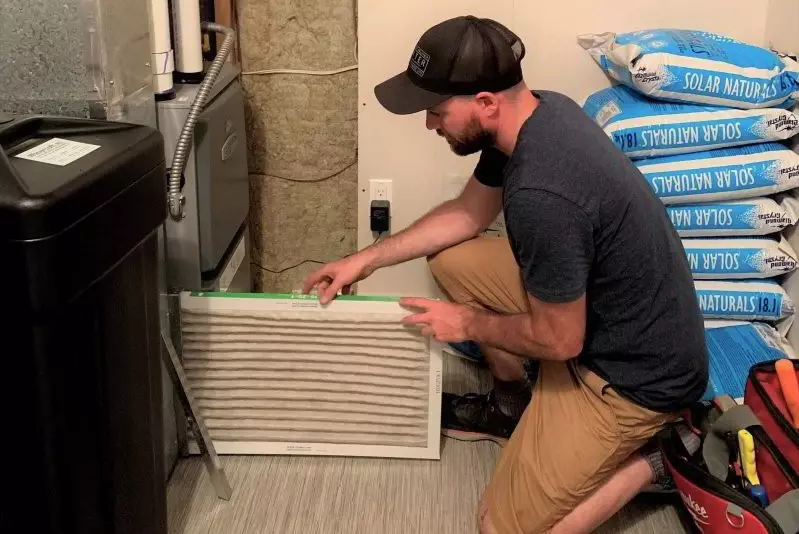 changing out a Furnace filter