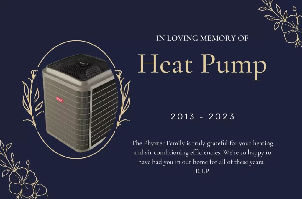 heat pump memorial