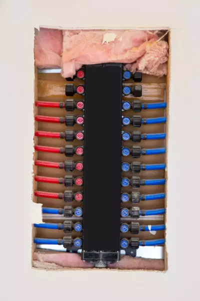residential pex piping manifold
