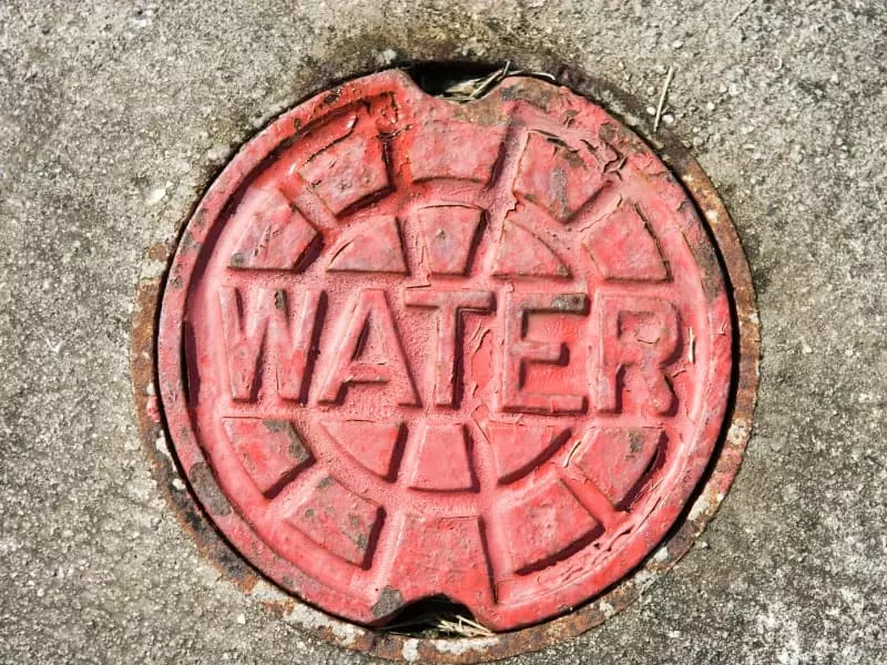 water valve location