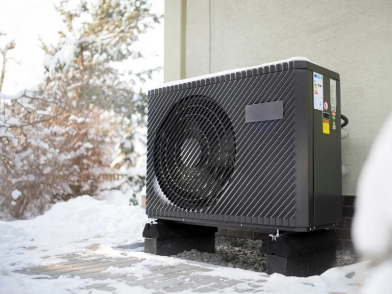 air conditioning unit in winter